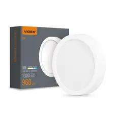 LED Світильник круглий накладний VIDEX 12W 5000K White