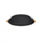 LED світильник Back вбудований круглий VIDEX 15W 5000K Black