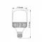 LED лампа VIDEX A118 50W E40 5000K