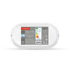 Влагозащищенный овальный LED-светильник TITANUM 12W 6500K TL-BHO-126