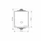 IP65 Серая кнопка звонка VIDEX BINERA