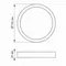 LED Світильник круглий накладний VIDEX 18W 5000K White