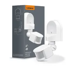 Датчик движения и освещенности VIDEX VL-SPW02W 220V 1200W инфракрасный