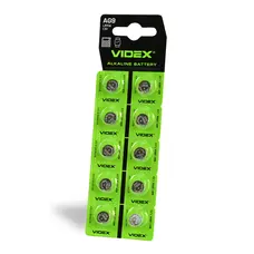 Батарейка часовая Videx AG 9/LR936 BLISTER CARD 10 шт