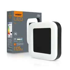Светильник LED ART IP65 квадратный VIDEX VLE-BHFS-155B 15W 5000K Черный