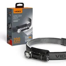 Портативний світлодіодний ліхтарик VIDEX VLF-A056H 200Lm 5000K