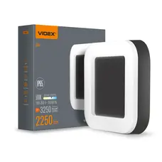 LED світильник ART IP65 квадратний VIDEX 30W 5000K Black