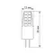 LED лампа VIDEX G4C 12V 2W G4 4100K