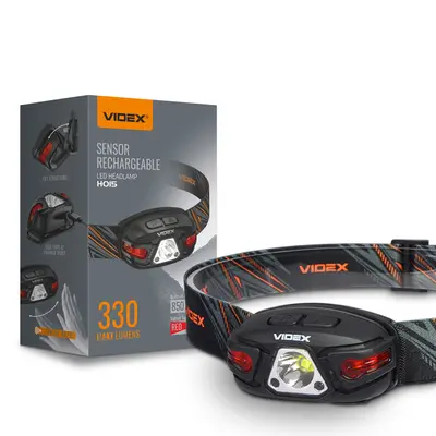 Лобовой светодиодный фонарь VIDEX VLF-H015 330лм 5000K