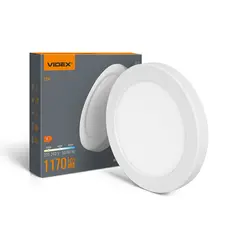LED світильник круглий VIDEX DL6R 12W 3000K-4000K-6500K White