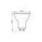 LED лампа VIDEX MR16e 8W GU10 4100K