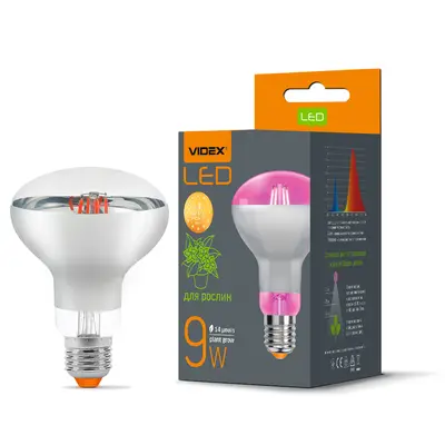 Светодиодная лампа VIDEX Filament R80FF 09W E27 1200K