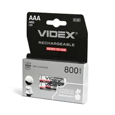 Аккумуляторы Videx HR03/AAA 800mAh double blister/2шт