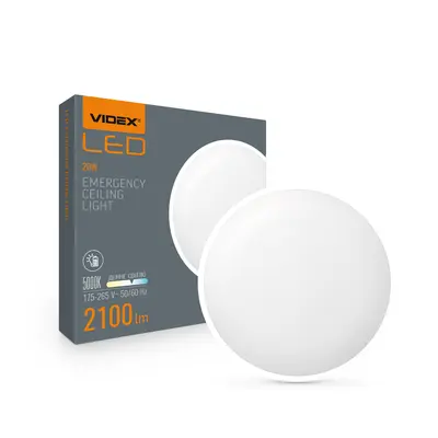 Светильник аварийный накладной LED VIDEX VL-CLR-EM200-2 20Вт 5000K 220В