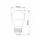 LED лампа VIDEX G45e 3.5W E27 4100K