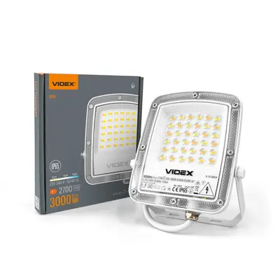 Светодиодный прожектор VIDEX F5 30W 3000-5000-6500K 230V белый (VL-F5-030CW)