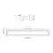LED світильник настінний з сенсором VIDEX WL02 18W 2800K-4000K-6000K White