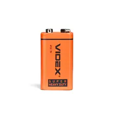 Солевой элемент Videx 6F22/9V (Крона) 1 шт. SHRINK