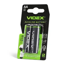 Батарейка щелочная Videx LR6/AA 2шт SMALL BLISTER