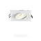 Світильник VIDEX під лампу GU10 врізний Квадрат Білий VL-SPF08S-W