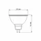 LED лампа VIDEX MR16e 8W GU5.3 4100K