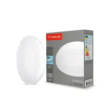 Светильник LED настенно-потолочный TITANUM 18W 5000K Изогнутые линии