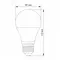 LED лампа VIDEX A60e 8W E27 4100K