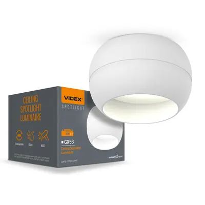 Светильник VIDEX под лампу GX53 универсальный Белый VL-SPF16A-W