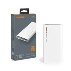 Пауэрбанк 10000 мАч VIDEX VPB-310 22.5 Вт, белый