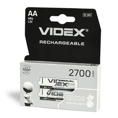 Аккумуляторы Videx HR6/AA 2700mAh double blister/2шт