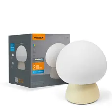 LED лампа настiльна з акумулятором VIDEX VL-TF26BG 4W 3000-6500K+RGB Beige