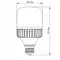 LED лампа VIDEX A80 30W E27 5000K