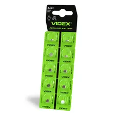 Батарейка часовая Videx AG 0/LR521 BLISTER CARD 10 шт