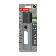 Портативный светодиодный фонарик TITANUM TLF-T18 200Lm Gray