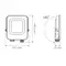 LED прожектор VIDEX F3e 1000Lm 5000K AC/DC 12-48V