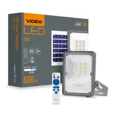 Автономный LED-прожектор VIDEX 600Lm 5000K с сенсором (VLE-FSO-205-S)