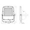LED прожектор VIDEX F5 50W 3000-5000-6500K 230V White (VL-F5-050CW)