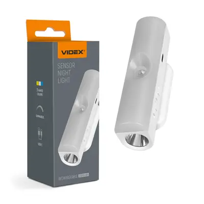 LED Светильник аккумуляторный с датчиком движения VIDEX VL-NL108W