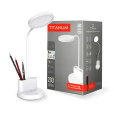 Настольная LED-лампа с аккумулятором TITANUM TLTF-011W 6W 2700-6000K