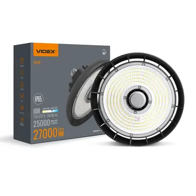 LED світильник висотний ХайБей VIDEX 150W 5000K 27000Lm Чорний