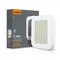 LED світильник ART IP65 квадратний VIDEX 30W 5000K