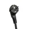Сетевой удлинитель VIDEX ONCORD с 3 розетками 3 м (3x1.5 мм) 2.4 А 2 USB+USB-C с кнопкой, черный