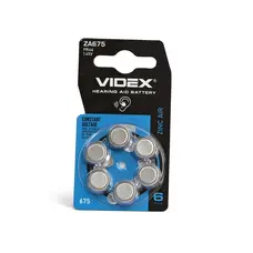 Батарейка воздушно-цинковая Videx ZA675 (PR44) BLISTER 6