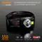 Лобовый светодиодный фонарь VIDEX VLF-H075C 550лм 5000K