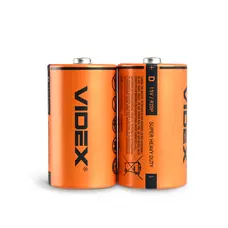Солевой элемент Videx R20P/D 2 шт. SHRINK