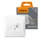Розетка CAT6 одинарна комп'ютерна біла VIDEX BINERA