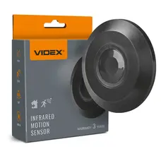 Датчик движения и освещённости VIDEX VL-SPC05B 220V 800W инфракрасный чёрный