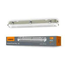 LED світильник IP65 лінійний під лампу 2хТ8 VIDEX 0,6М 220V