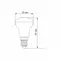 LED лампа VIDEX R39e 4W E14 3000K
