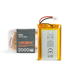 Аккумулятор VIDEX Li-pol VLF-B103450-20 2000мАч 1 шт.